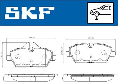 SKF VKBP 80079 EAN: 7316581297306.