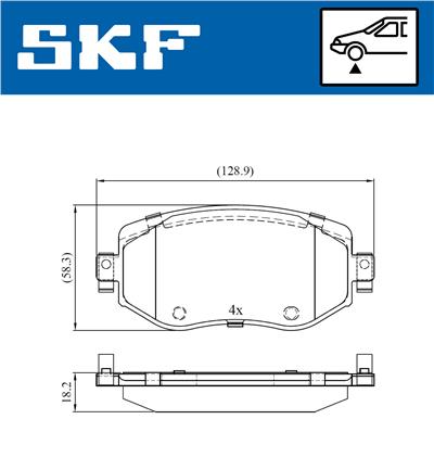 SKF VKBP 80083 EAN: 7316581298051.