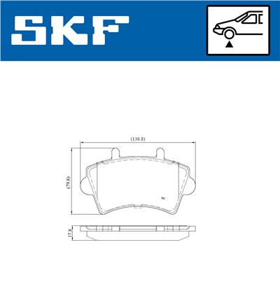 SKF VKBP 80084 EAN: 7316581298068.