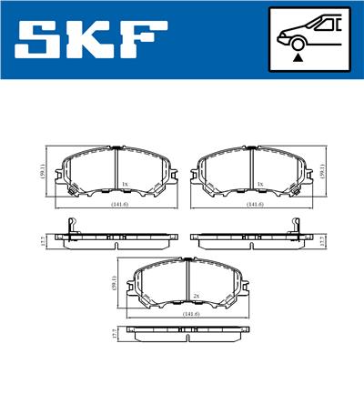 SKF VKBP 80108 A EAN: 7316581297382.