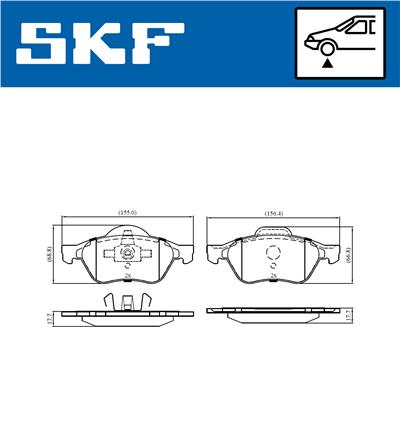 SKF VKBP 80127 EAN: 7316581297191.