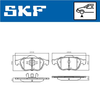 SKF VKBP 80133 EAN: 7316581298822.
