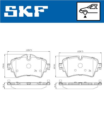 SKF VKBP 80153 EAN: 7316581298945.