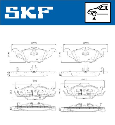 SKF VKBP 80158 A EAN: 7316581298556.