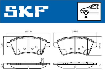 SKF VKBP 80185 A EAN: 7316581297474.