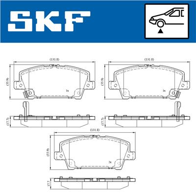 SKF VKBP 80195 A EAN: 7316581299478.