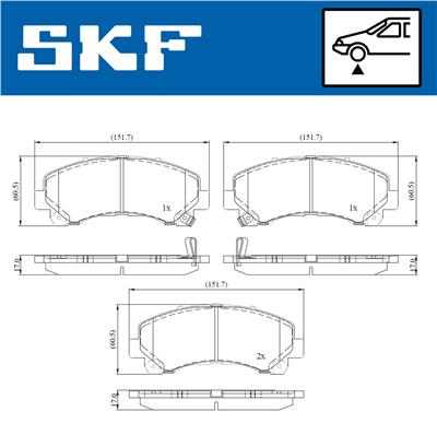 SKF VKBP 80233 A EAN: 7316581299669.