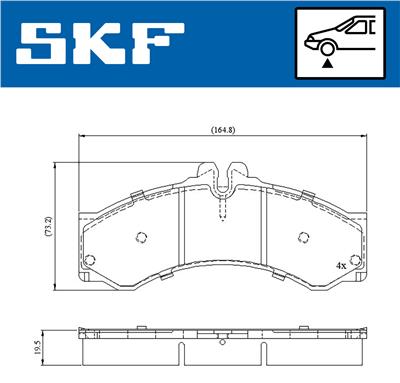 SKF VKBP 80251 EAN: 7316581299881.