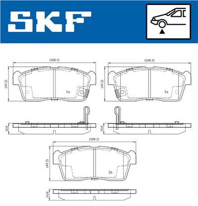 SKF VKBP 80275 A EAN: 7316581299447.