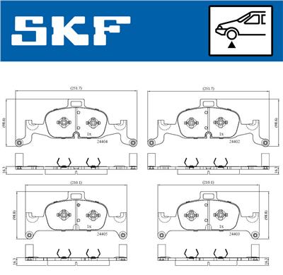 SKF VKBP 80277 EAN: 7316581300013.