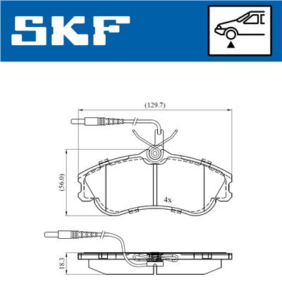 SKF VKBP 80281 E EAN: 7316581300075.