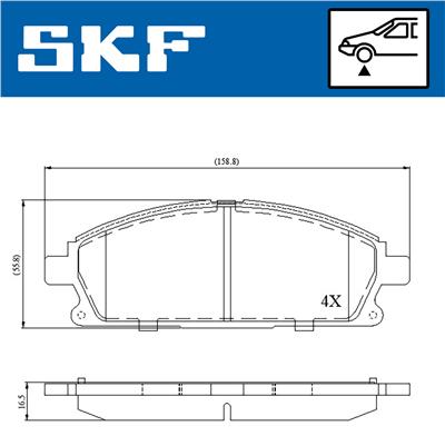 SKF VKBP 80296 EAN: 7316581300198.