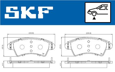 SKF VKBP 80380 EAN: 7316581300563.