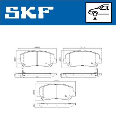 SKF VKBP 80406 A EAN: 7316581296378.