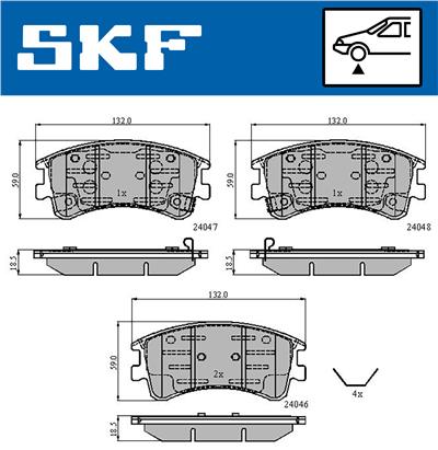 SKF VKBP 80421 A EAN: 7316581300976.