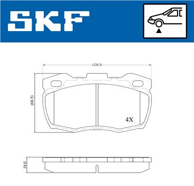 SKF VKBP 80435 EAN: 7316581300983.