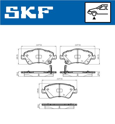 SKF VKBP 80437 A EAN: 7316581300464.