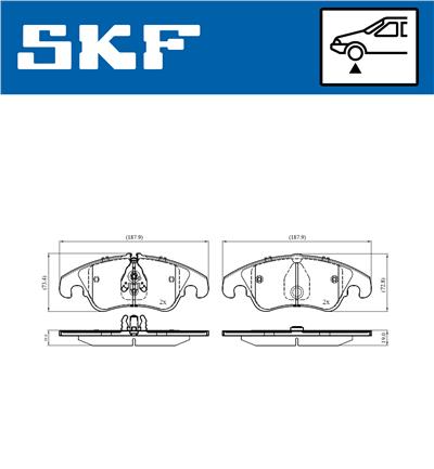 SKF VKBP 80443 E EAN: 7316581297320.