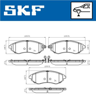 SKF VKBP 80460 A EAN: 7316581301119.