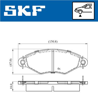 SKF VKBP 80470 EAN: 7316581301195.