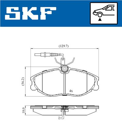 SKF VKBP 80477 E EAN: 7316581301218.