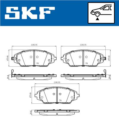 SKF VKBP 80515 A EAN: 7316581301454.