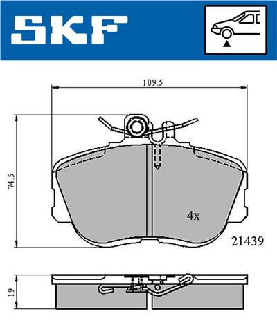 SKF VKBP 80516 EAN: 7316581301300.