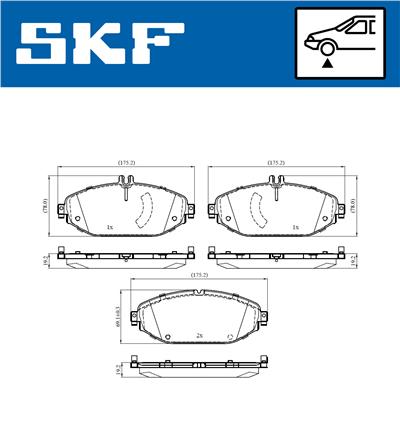 SKF VKBP 80530 EAN: 7316581300815.