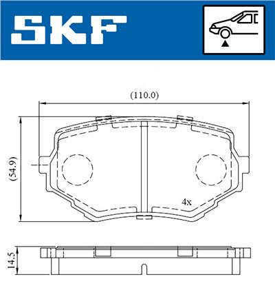 SKF VKBP 80531 A EAN: 7316581300877.