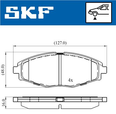SKF VKBP 80532 EAN: 7316581298488.
