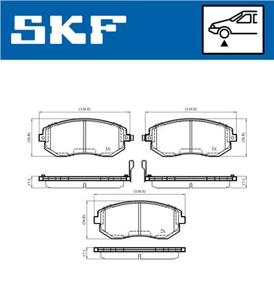 SKF VKBP 80545 A EAN: 7316581298990.