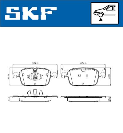SKF VKBP 80563 EAN: 7316581301638.