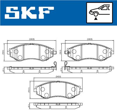 SKF VKBP 80570 A EAN: 7316581299904.