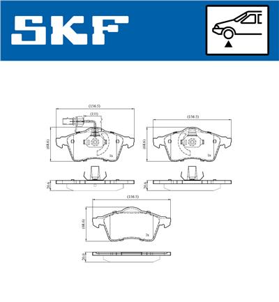 SKF VKBP 80573 E EAN: 7316581301737.