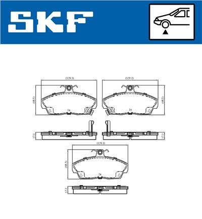 SKF VKBP 80577 A EAN: 7316581301775.