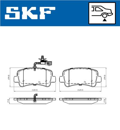 SKF VKBP 90010 E EAN: 7316581296538.