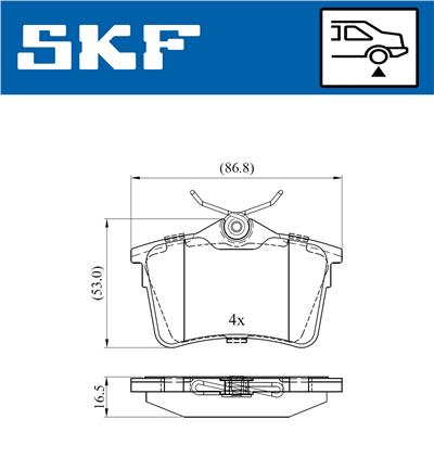 SKF VKBP 90036 EAN: 7316581297085.