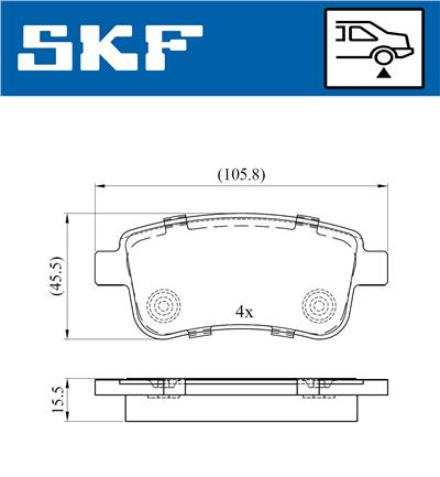 SKF VKBP 90058 EAN: 7316581297030.
