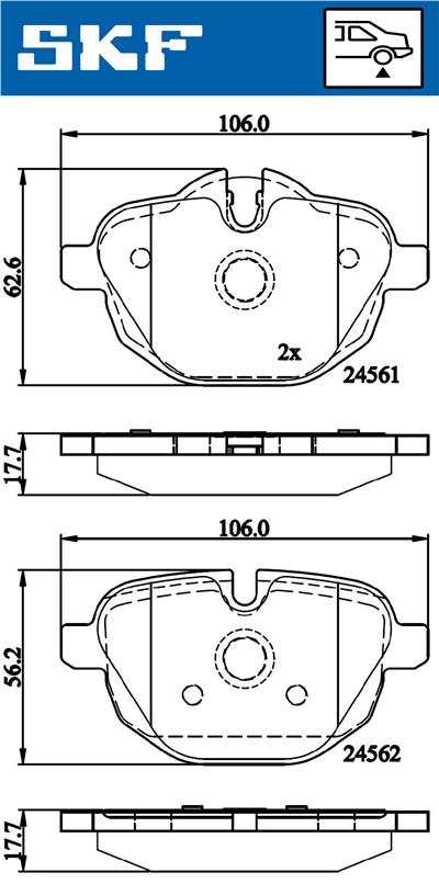 SKF VKBP 90075 EAN: 7316581296132.
