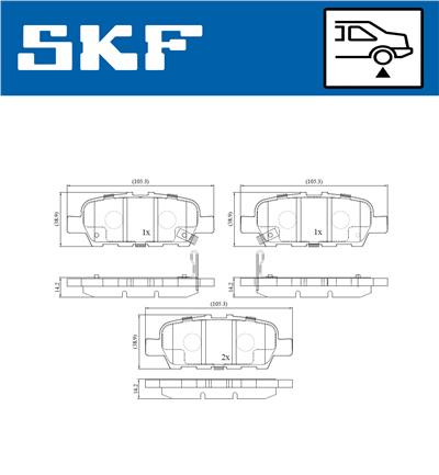 SKF VKBP 90204 A EAN: 7316581298266.