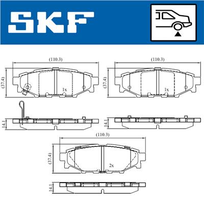 SKF VKBP 90357 A EAN: 7316581297580.