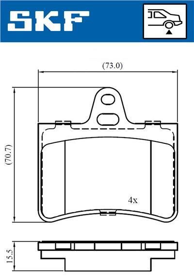 SKF VKBP 90400 EAN: 7316581300655.