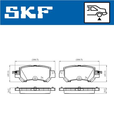 SKF VKBP 90418 A EAN: 7316581297917.