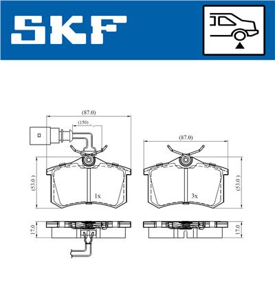 SKF VKBP 90452 E EAN: 7316581300525.
