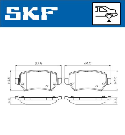SKF VKBP 90453 EAN: 7316581298679.