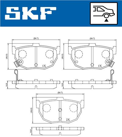 SKF VKBP 90483 A EAN: 7316581301249.