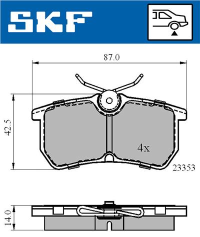 SKF VKBP 90484 EAN: 7316581301201.