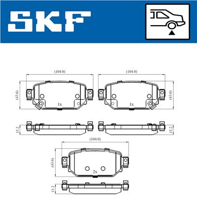 SKF VKBP 90499 A EAN: 7316581301430.