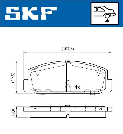 SKF VKBP 90587 EAN: 7316581299652.