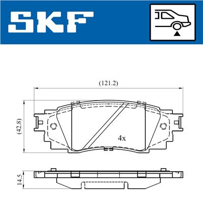 SKF VKBP 90630 EAN: 7316581302079.